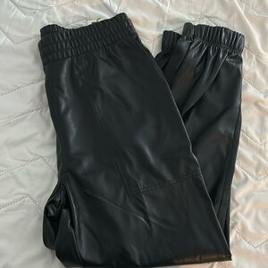 NWT CALIA Faux Leather Joggers